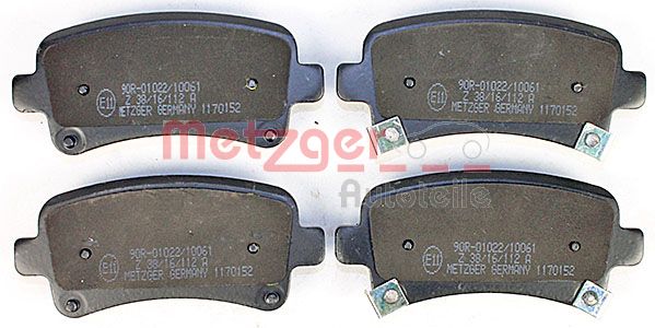METZGER 1170152 Bremsbelagsatz, Scheibenbremse